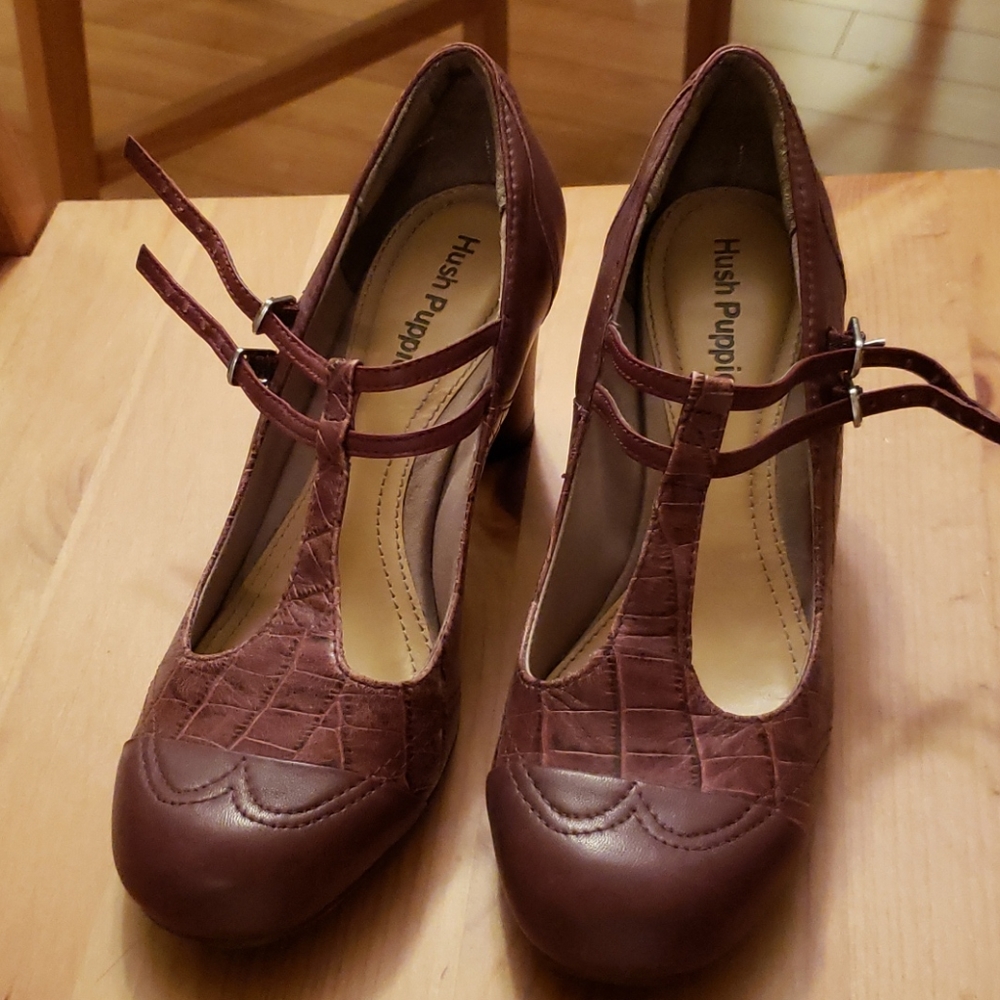 *3 for 20* Hush Puppies t-strap heels